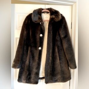Kate Spade Plush Faux Fur Jacket